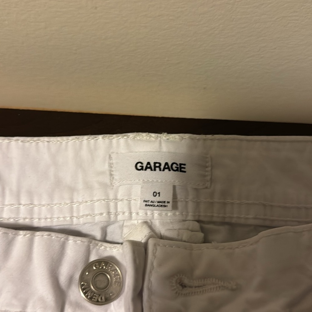 NEW! Garage white cargo pants - Picture 6 of 8